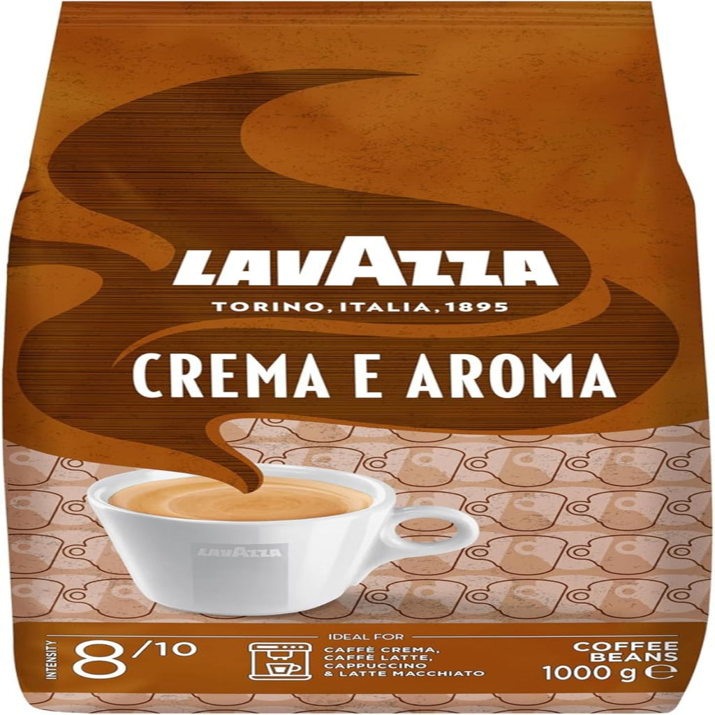 Lavazza Crema e Aroma Coffee Beans 1kg Medium Roast Espresso Blend