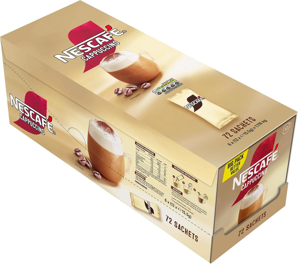 NESCAFÉ Cappuccino Instant Coffee Sachets