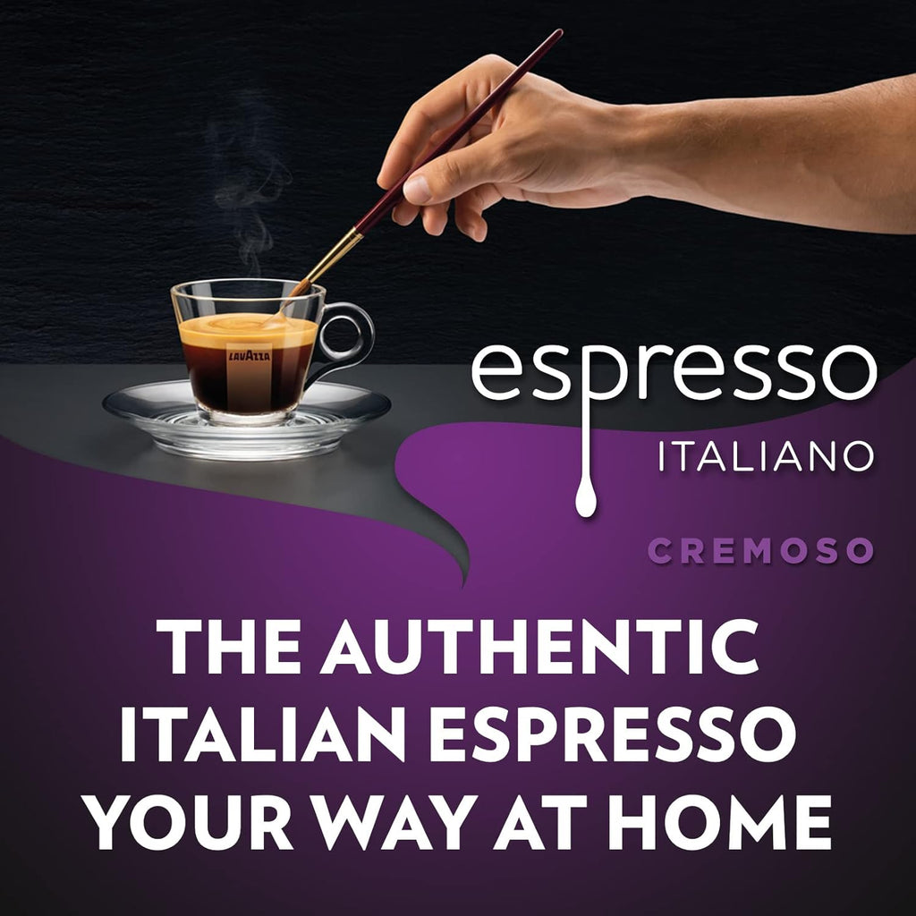 Lavazza Espresso Cremoso, 100% Arabica Medium Roast 1kg Pack
